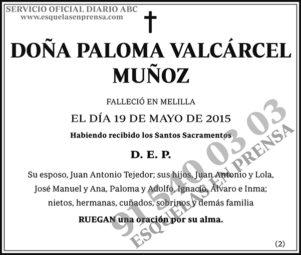 Paloma Valcárcel Muñoz